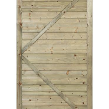 Tuindeur Breda - Rhombus Vuren Geïmpregneerd 28mm dik! 180x97cm - Verticaal