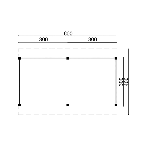 DHZ Plat dak Dalfsen - Zwart - 600x300cm