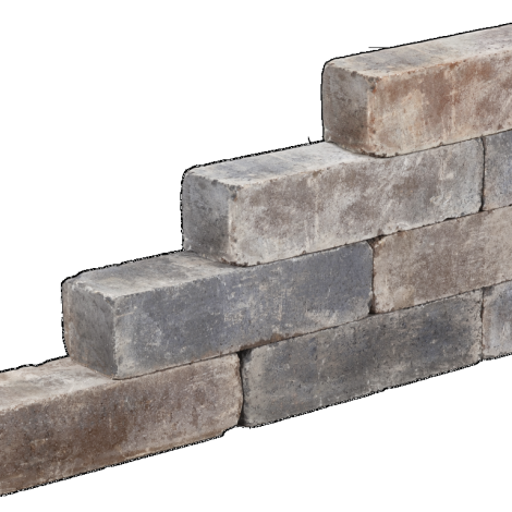 Blockstone 15x15x60 - Bruin/Beige/Zwart