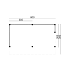 DHZ Kapschuur Goor - Zwart - 600x300cm