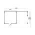 DHZ Kapschuur Markelo - Zwart - 600x300cm