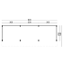 DHZ Kapschuur Boekelo - Zwart - 900x250cm