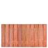 Tuinscherm hardhout 23 planks (21+2) - Hoorn 180 x 90 -schutting