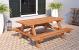 Hardhouten picknicktafel - Comfort