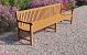 Teak parkbank - Norwich 250cm