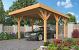 DHZ Carport Plat dak Lemmer - 450x600cm basis