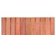 Tuinscherm hardhout 23 planks (21+2) - Hoorn 180 x 90 -schutting