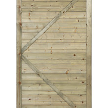 Tuindeur Breda - Rhombus Vuren Geïmpregneerd 28mm dik! 180x97cm - Verticaal